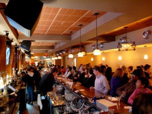 crowded restaurant