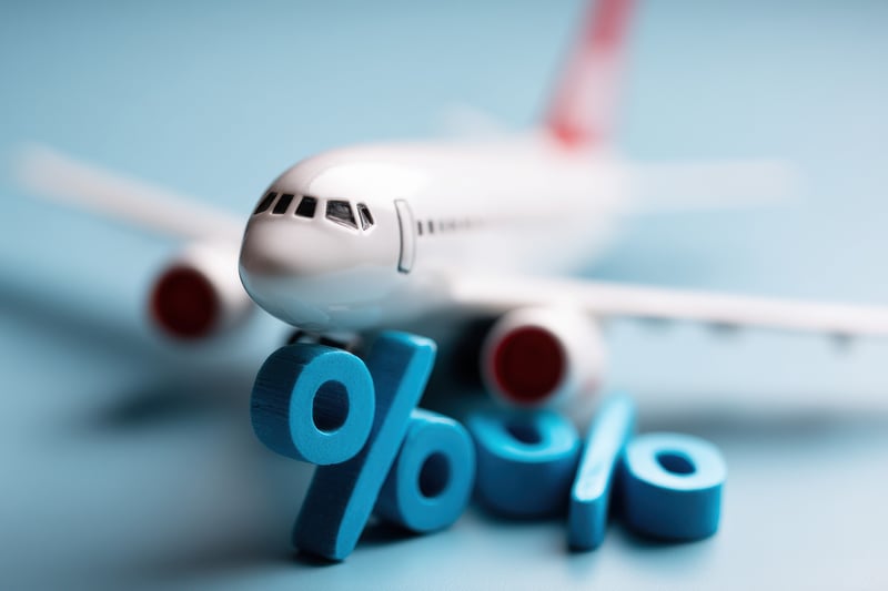 Low-cost airfare concept symbolizing budget airlines, flight savings, travel tips, loyalty programs, and travel reward