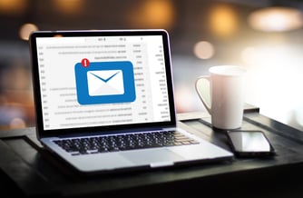 email notification on laptop