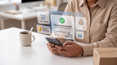 order confirmation emails and notifications