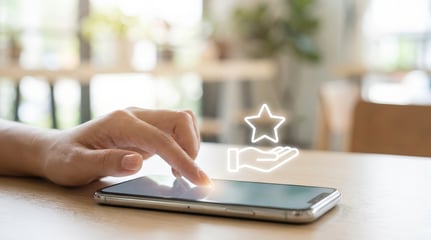 branded perks program on a phone