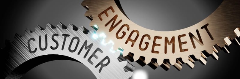 customer engagement gears graphic