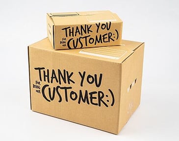 Thank you customer gift box