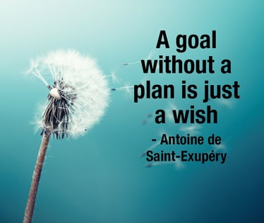 a goal without a plan is just a wish