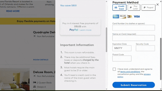 Modern payment options including Buy Now Pay Later