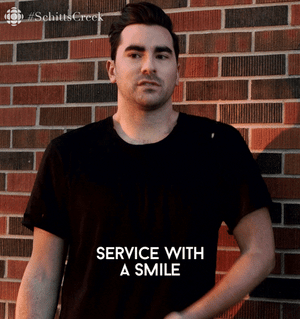 service with a smile