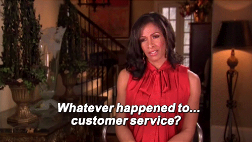 Image result for poor customer service gif